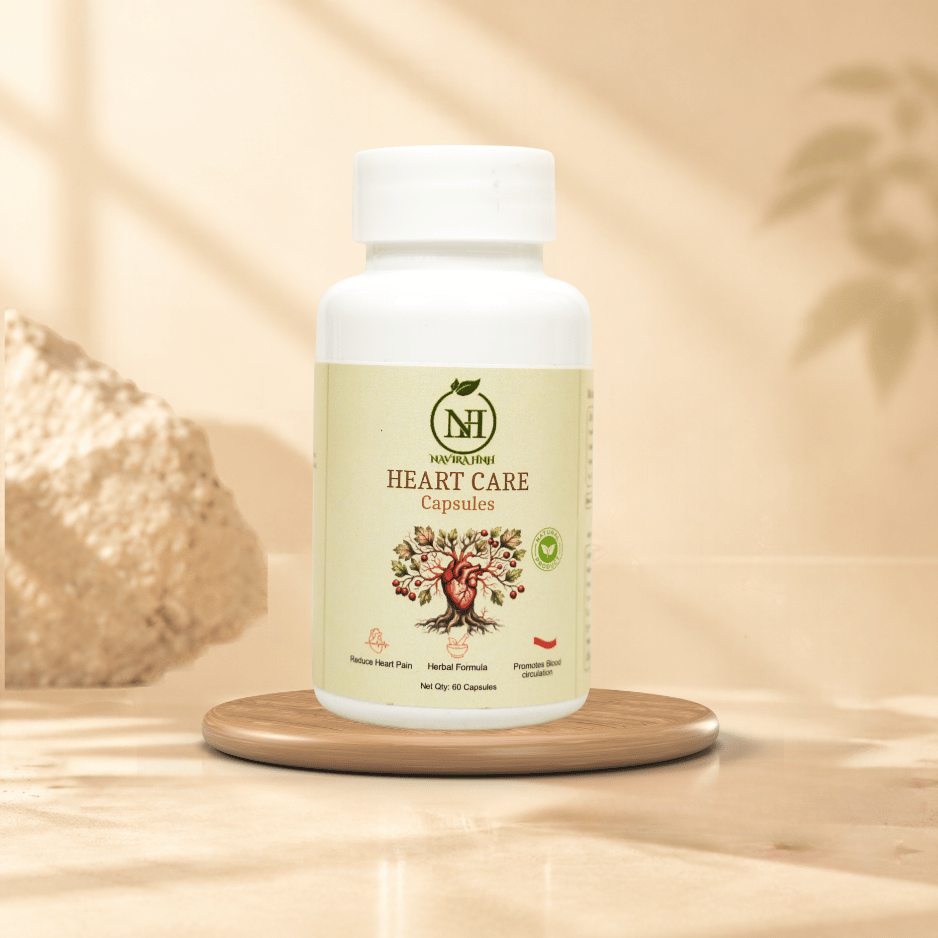 Navira HNH Heart Care Capsules | Herbal Supplement for Cardiovascular Wellness Support | 60 Capsules
